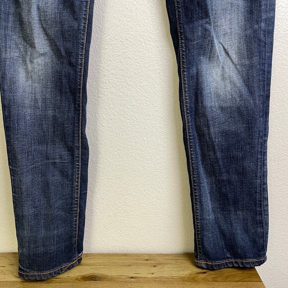 Nudie Jeans Grim Tim 29 Slim Straight Denim Button Fly Fades Organic Cotton - Picture 5 of 10